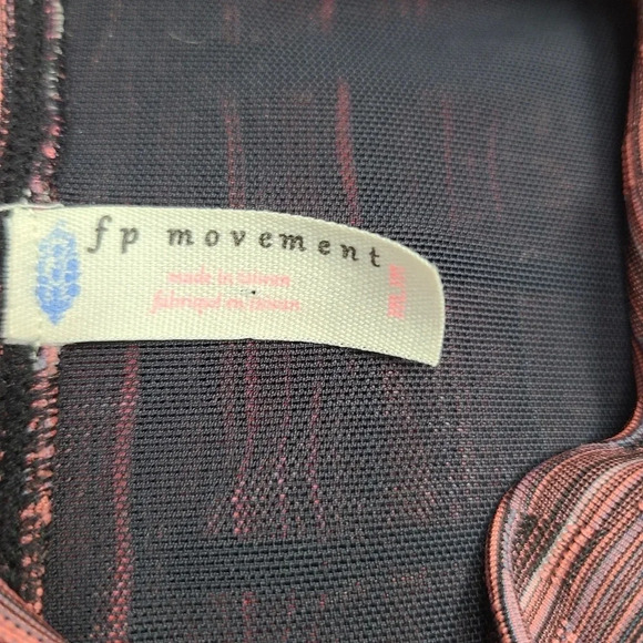 Free People FP Movement Pink Sports Top M - Picture 3 of 3